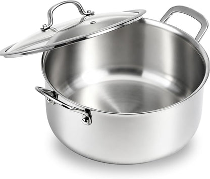 WANGYUANJI 7.3 QT Stainless Steel Stock Pot by Home