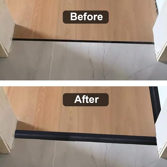Floor/Door Flat Transition Strip & Self Adhesive Floor Vinyl Floor Edge Trim - Image 4