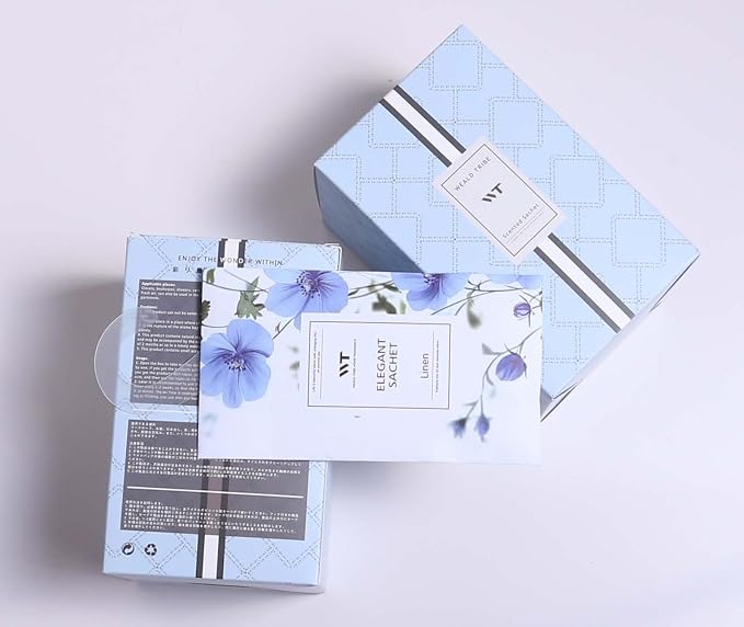 WEALD TRIBE 12 Packs Large-Bag Fresh Linen Scented Sachets - Image 2