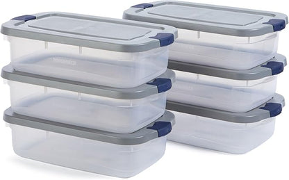 Rubbermaid Roughneck Clear 31 Qt/ 7.75 Gal Storage Containers, Visible Base by Rubbermaid