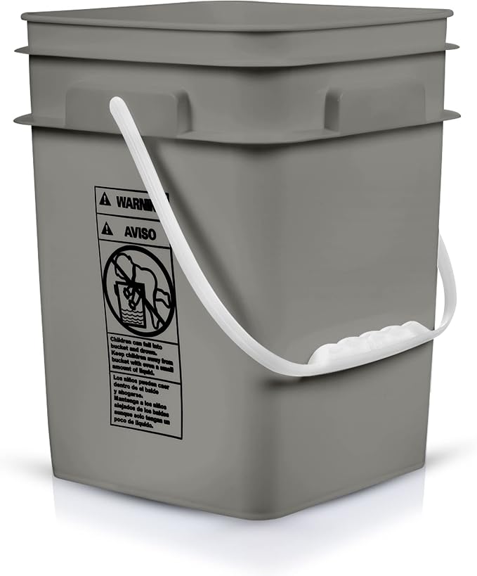 House Naturals 4 Gallon Square Food Grade Bucket Pail - Image 5