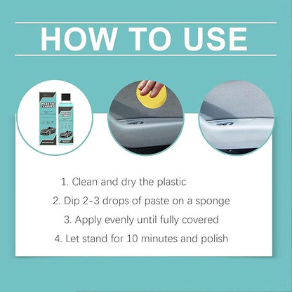 Plastic Restorer for Cars, Car Plastic Restorer Black, Restore The Luster of - Image 6