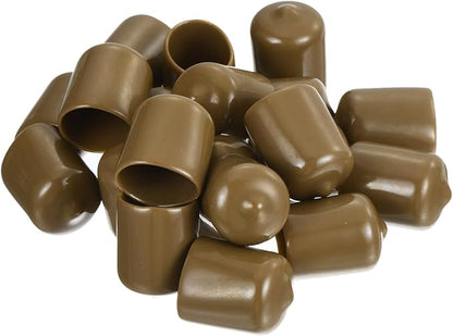 uxcell 20pcs Rubber End Caps 16mm ID Vinyl PVC Round Tube Bolt Cap Cover Screw - Image 4