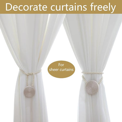 Magnetic Curtain Tiebacks - 12mm Magnetic Tie Backs - Image 4