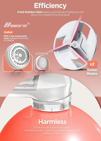 Bymore Fabric Shaver, Lint Remover, Lint Shaver Defuzzer Sweater Shaver - Image 3