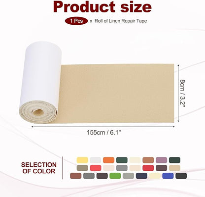 PATIKIL Leather Patches Tape for Furniture, 3.2 x 61 Inch Self Adhesive Vinyl - Image 2
