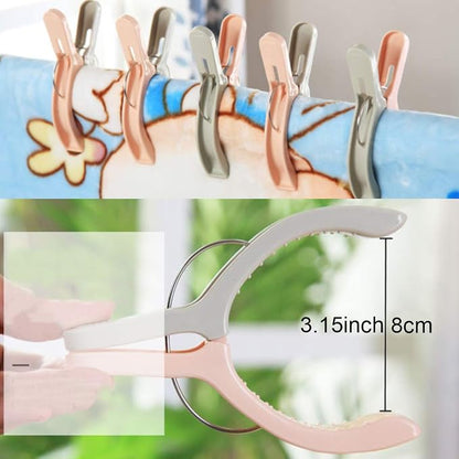 10 Pack Beach Towel Clips for Beach Chairs Jumbo Size Towel Clamps Lounge Pool - Image 6