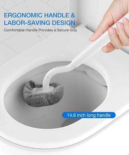 Toilet Bowl Brush and Holder, OSCIOSS Toilet Brush Set - Image 5