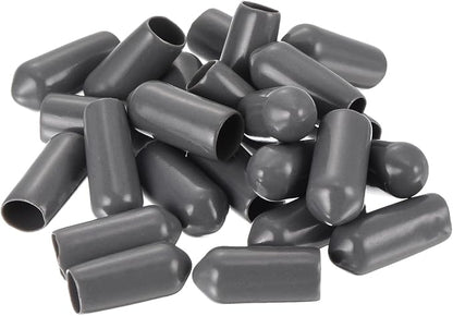 uxcell 20pcs Rubber End Caps 6mm ID Vinyl PVC Round Tube Bolt Cap Cover Screw - Image 4