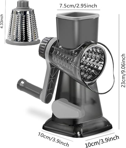 Dachenus Cheese Grater Rotary Cheese Grater, Versatile Cheese Shredder - Image 5