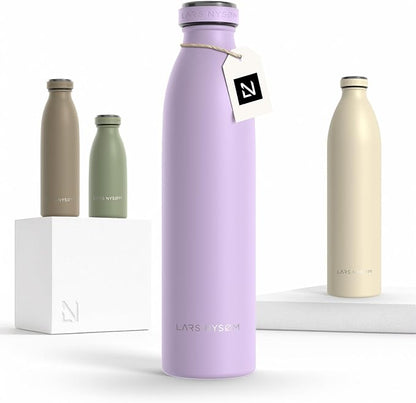 LARS NYSØM Stainless Steel Insulated Water Bottle 12oz 17oz 25oz 34oz 51oz | by LN