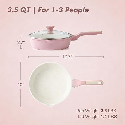 SENSARTE Nonstick Ceramic Skillet - Image 2