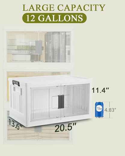 OlarHike 48QT Stackable Storage Bins - Image 6