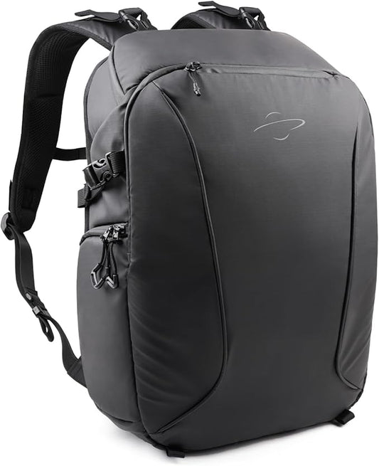 Besnfoto Camera Backpack for Photographer Expandable Waterproof Camera Bag for DSLR/SLR/Mirrorless/Drones Fit up to 16'' Laptop with Tripod Holder and Rain Cover