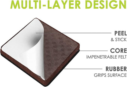 Slipstick GorillaPads Non Slip Furniture Pads/Gripper Floor Protectors 3 Inch - Image 2