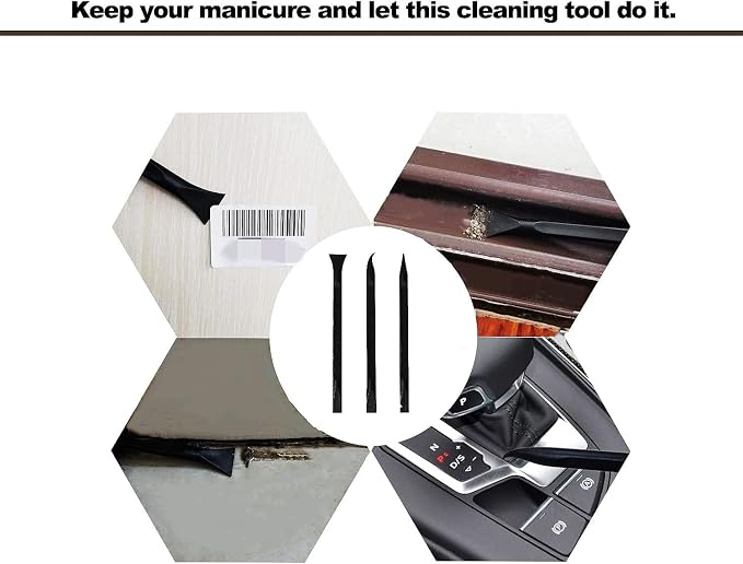 Plastic Scraper Multi-Purpose Scraper Non-Scratch Cleaning Tool Easy to Clean - Image 2