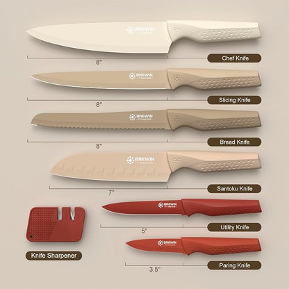 Brewin Knife set, 13 Pieces Kitchen Knives Set - Image 5