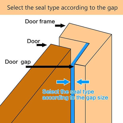 Black Rubber Weather Stripping Door Seal Strip, D Shape Door Rubber Weather - Image 5