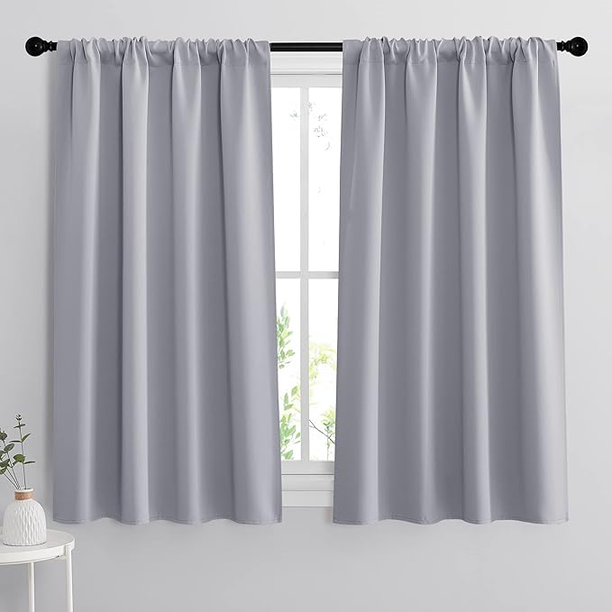 RYB HOME Blackout Curtains for Living Room Thermal Insulated Privacy Solar by RYBHOME