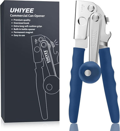 Commercial Can Opener, UHIYEE Hand Crank Can Opener Manual Heavy Duty - Image 8