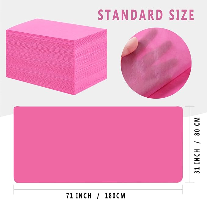 600 Pcs Disposable Bed Sheets 31" x 71" Massage Table Sheets Non Woven Fabric - Image 4