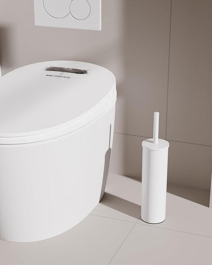 Toilet Brush and Holder Set, Stainless Steel Toilet Bowl Brush - Image 6