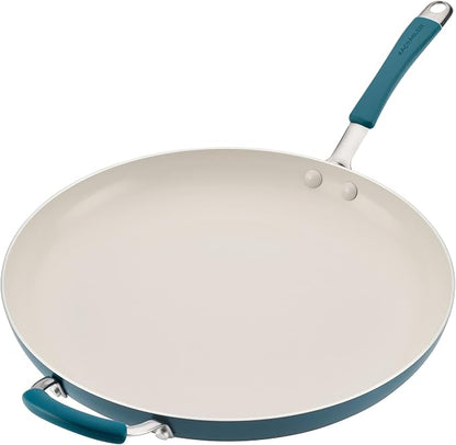 Rachael Ray Cucina Ceramic Nonstick Frying Pan/Skillet, Dishwasher Safe - Image 12
