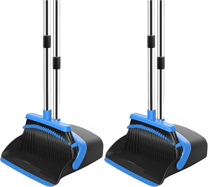 NACENA Broom and Dustpan Set, 52-in Long Adjustable Handle Broom Dustpan Combo by NACENA