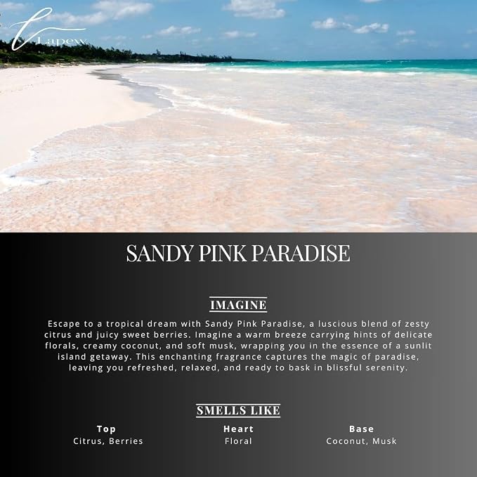 Sandy Pink Paradise Carpet Freshener Powder Refill 36 oz | Powerful Odor - Image 2