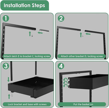 REALINN Expandable Under Sink Organizers and Storage, 2 Tier Under Cabinet - Image 7