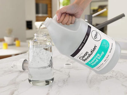 Clean Revolution Foaming Hand Soap Refill Supply Container, Ready to Use Formula - Image 4