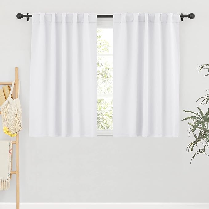 RYB HOME White Curtains Drapes by RYBHOME
