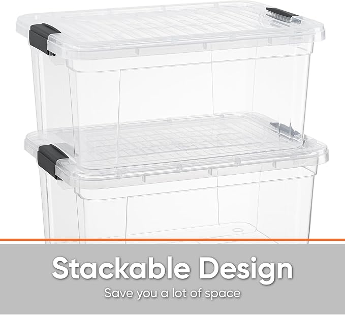 Superio Clear Storage Boxes - Image 4