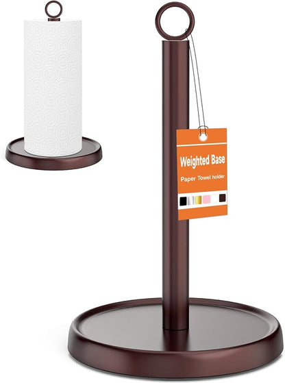 Oil Rubbed Bronze Paper Towel Holder Countertop, Oil Rubbed Bronze Kitchen by Awarmhome