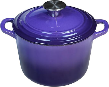 Flavehc Dutch Oven Pot with Lid 1.8 qt Cast Iron Dutch Oven by FLAVEHC