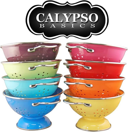 Calypso Basics by Reston Lloyd Powder Coated Enameled Colander - Image 7