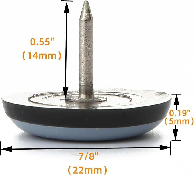 Furniture Sliders-Furnigear Nail in Chair Glides - Image 2