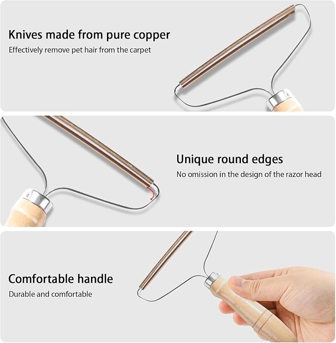 Pet Hair Remover, Portable Dog Cat Hair Remover, Lint Remover, Reusable Pet - Image 4
