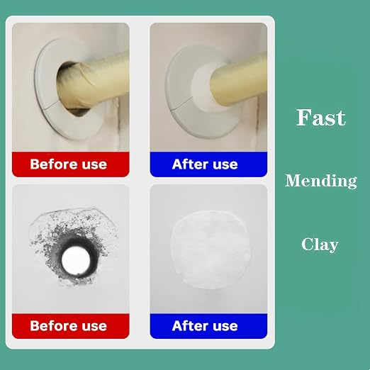 Pack of 8 White Seal Putty Waterproof Duct Seal Repair Sealing Clay, Quick - Image 6