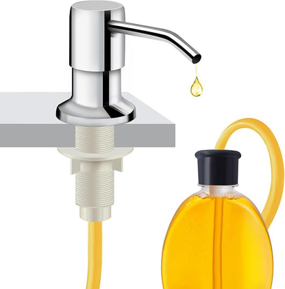 Soap Dispenser for Kitchen Sink and Extension Tube Kit, Stainless Steel by NVMTUUO