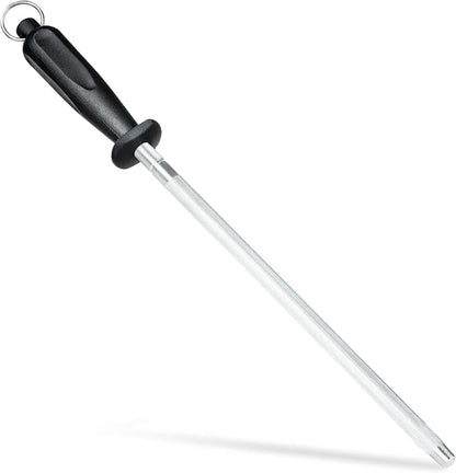 Knife Sharpener Rod, Kitchen Knives Sharpener Carbon Steel Professional Knife by FANERFUN
