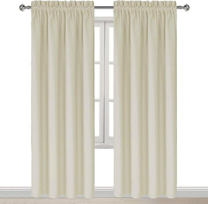 DWCN Blackout Curtains for Bedroom – Rod Pocket Thermal Insulated Noise - Image 9