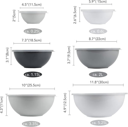 BoxedHome BPA Free Plastic Round Mixing Bowl - Image 3