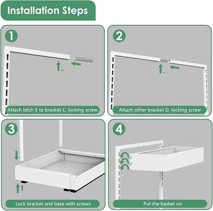 REALINN Expandable Under Sink Organizers and Storage, 2 Tier Under Cabinet - Image 7
