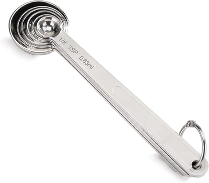New Star Foodservice 43112 Stainless Steel 18/8 Measuring Spoons - Image 2