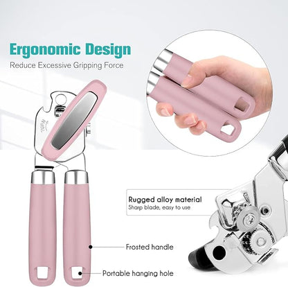 Can Opener, Professional 3-In-1 Multifunctional Manual Can Openers Bottle Opener - Image 4