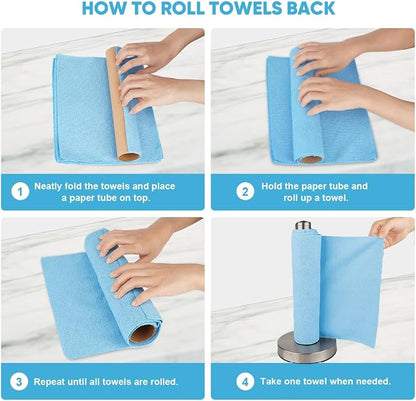 AIDEA Microfiber Cleaning Cloth Roll, Microfiber Towels - Image 7