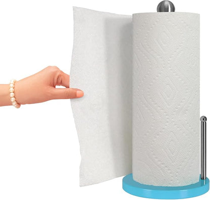 Blue Donuts Paper Towel Holder Countertop - Image 4