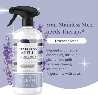 Therapy Stainless Steel Cleaner and and Polish Wipes Bundle - Image 2
