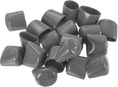 uxcell 20pcs Rubber End Caps 24mm ID Vinyl PVC Round Tube Bolt Cap Cover Screw - Image 4